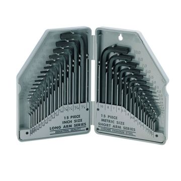 Eclipse Tools Pro'sKit Hex Key Set - US and Metric