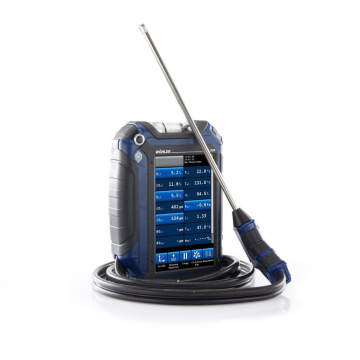Wöhler A 550 L Combustion Analyzer Basic Set 7754 with probe and TD 100 printer