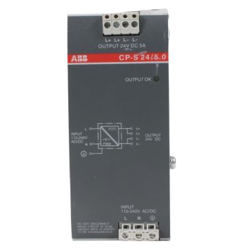ABB CP-S 24/5.0 24V 5A DIN rail switch mode power supply model 1SVR427014R0000 product view