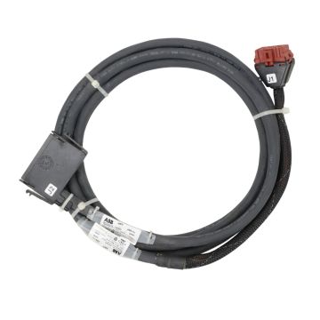 ABB NKTU11-14 INFI 90 termination loop cable with multi-pin connectors and 300V 90°C #22 AWG markings