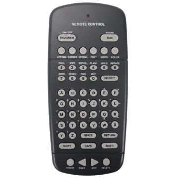 Adaptive Micro Systems M-Alpha-KB infrared remote keyboard for Alpha LED display programming product view