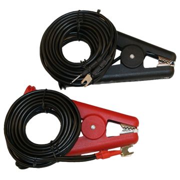 AEMC 1017.84 Kelvin Clips 10 ft 10A Hippo set with red and black leads