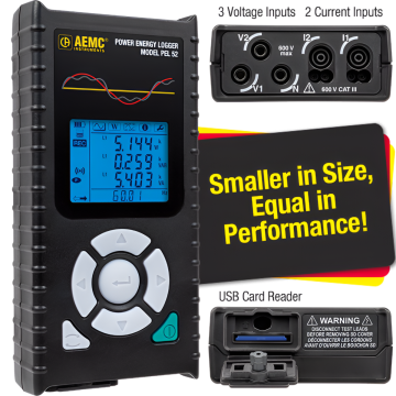AEMC PEL 52 Power Energy Logger