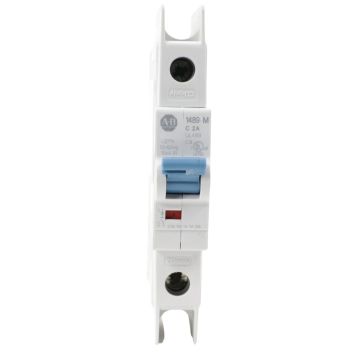 Allen-Bradley 1489-M1C020 2 amp 1-pole UL489 miniature circuit breaker product view