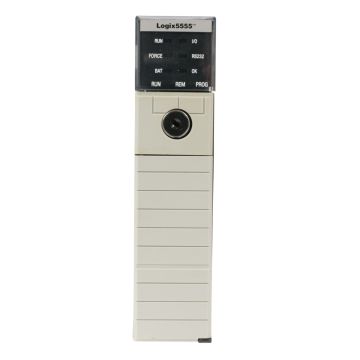 Allen-Bradley 1756-L55/A ControlLogix 5555 controller with 1756-M13/A memory expansion module product view