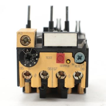Allen-Bradley 193-BSB22 thermal overload relay with adjustable current dial and manual auto reset selector