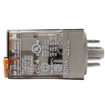 Allen-Bradley 700-HA32A1-3-4 DPDT general-purpose tube base relay with LED indicator and push-to-test manual override Product