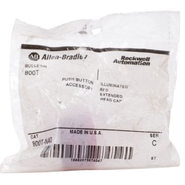 Allen Bradley 800T N40 Red Pilot Light Cap Product View