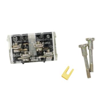 Allen-Bradley 800T-XA2 Series D 30 mm industrial control contact block with two normally open contacts and A600 marking Product View