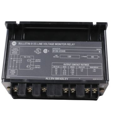 Allen Bradley 813S V0WE Line Voltage Monitor Relay Close View