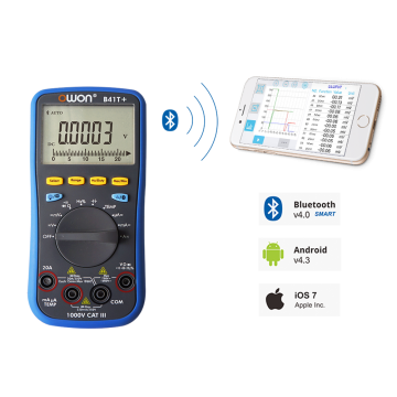 OWON B41T 4-1/2 Digital Handheld Multimeter with Offline Recording Function and Bluetooth Module 