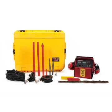 Buckleys Dry Roof Pro roof leak detector full kit with case, probe, rods, electrodes, and cables