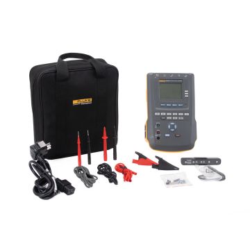 Fluke Biomedical ESA615-02 Electrical Safety Analyzer, 230 V European model with Banana Jack to ECG adapter, EUR accessory kit, and carrying case – Automated electrical safety and ECG simulation compliance tester – Certified by Cartoli 1833227865