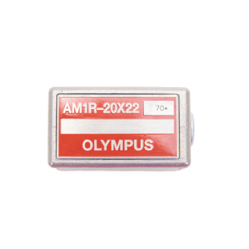 Olympus AM2R-20X22-70 2 MHz 20x22 mm angle beam shear wave ultrasonic probe, 70 degree in steel, Atlas Series, with right angle LEMO 1 connector – Certified by Cartoli – Call 1-833-322-7865 Model 