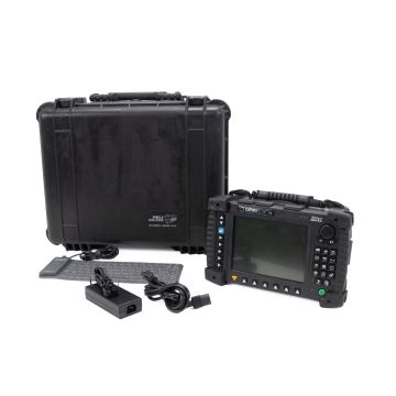 Certified Pre-Owned Complete Olympus Omniscan OMNI-MX PA3218PR flaw detector with Remote Control Interface, Multigroup, and TOFD support — certified by Cartoli 1833-322-7865