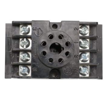 Curtis Industries CUS8 8-pin octal relay socket base for 2PDT relays rated 10A up to 300V screws