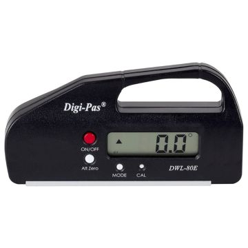 Digi-Pas DWL80E pocket-size digital level with magnetic base for angle and slope measurement