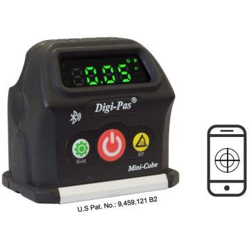 Digi-Pas DWL90PRO 2-Axis Smart Cube Level, 0.05°, WIRELESSLY displays leveling status on smartphone via BLUETOOTH