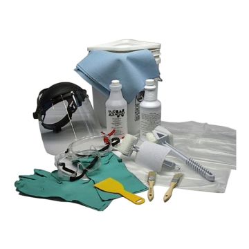 Eagle Eye BA-CLEANUP battery cleanup kit with protective gear and cleanup items