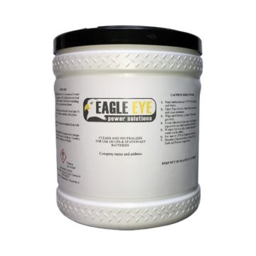 Eagle Eye BA-WIPE-HD Battery Wipes 200-count re-sealable container for battery surface cleaning