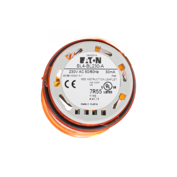 Eaton SL4-BL230-A Amber Orange Signal Tower for Stacklights 