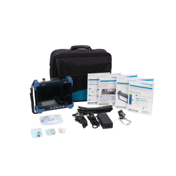The EXFO FTB-1 720C is a compact and versatile OTDR designed for singlemode and multimode fiber testing. It features a dynamic range of up to 36 dB, event dead zones as low as 0.7 m, and advanced iOLM capabilities for simplified troubleshooting in access 