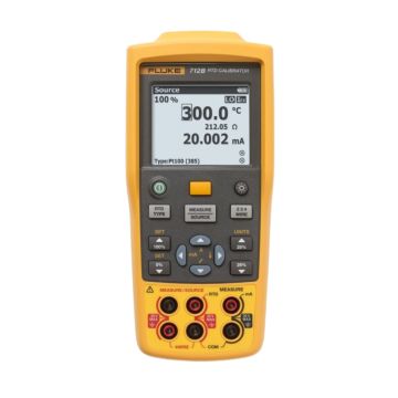 Fluke 712B RTD Temperature Calibrator Front View