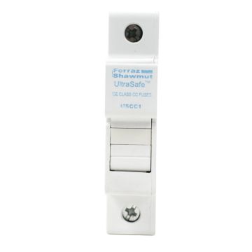 Ferraz Shawmut (Mersen) USCC1 UltraSafe Class CC modular fuse holder, 1-pole, 600VAC/DC 30A product view