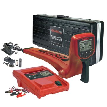 Fisher TW9000-HC multi-frequency underground utility locator transmitter and receiver system