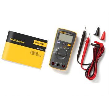 Fluke 107 ESP Palm Sized Digital Multimeter CAT III 600V with TL75 Test Leads