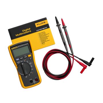 Fluke 116 HVAC Digital Multimeter with Temperature Probe and Test Leads