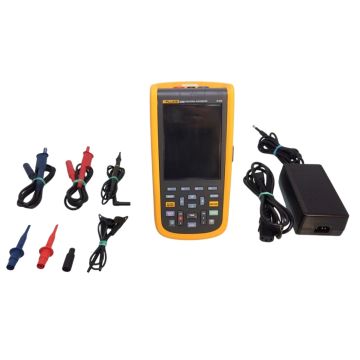 Fluke 123B NA Industrial ScopeMeter Handheld Oscilloscope 20 MHz