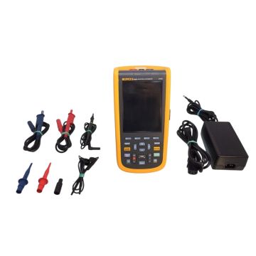 Fluke 123B NA S Industrial ScopeMeter Handheld Oscilloscope Kit