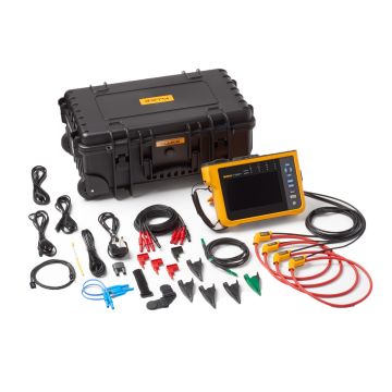 Fluke 1777 Three Phase Power Quality Analyzer with Current Clamps Kit