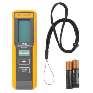 Fluke 417D laser distance meter handheld measuring device with LCD display