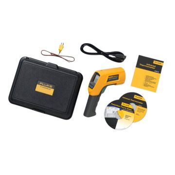Fluke 572-2 infrared and contact thermometer with dual laser sighting