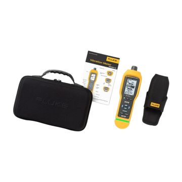 Fluke 805 FC Vibration Meter USB Cable Case Holster AA Batteries 