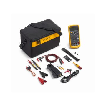 Fluke 88V Automotive Multimeter Combo Kit with Test Leads Probes RPM Pickup Temperature Probe Carrying Case