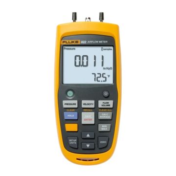 Fluke 922 Airflow Meter Kit with Hoses Case Main Unit