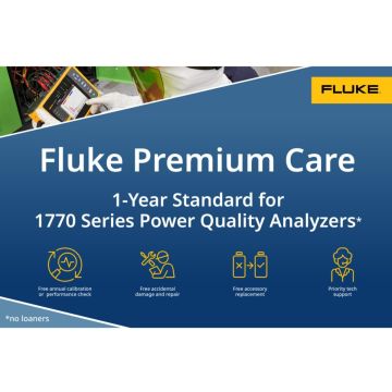 Fluke FPC1S-FPQ170-1 Premium Care 1 Year Service Plan for 177X Series Power Quality