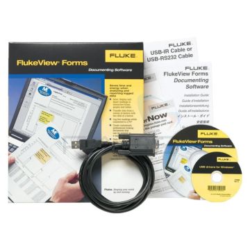 Fluke FVF BASIC FlukeView Software CD IR USB Adapter