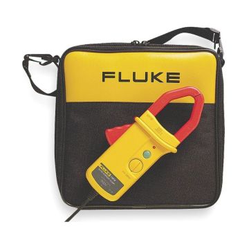 Fluke i1010 AC/DC current clamp with banana plugs and carrying case
