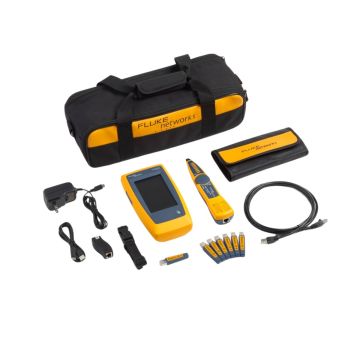 Fluke LIQ DUOKIT FPC3 LinkIQ Cable Network WiFi Tester Kit with Tone Probe Remote IDs