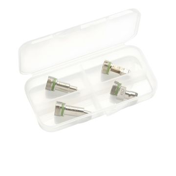 Fluke Networks FI 500TP APC Angled Physical Contact Fiber Inspection Adapter Tip Set