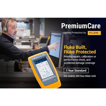 Fluke Networks FPC1S-LIQ-DUO Premium Care Standard 1-year service for LinkIQ 200 Duo main unit Product View
