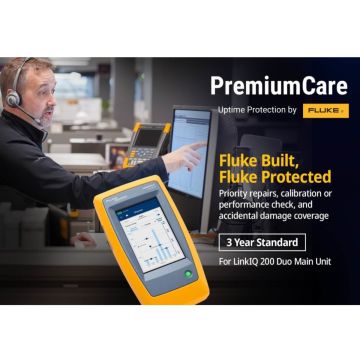 Fluke Networks FPC3S-LIQ-DUO 3 Year Premium Care Standard for LinkIQ 200 Duo