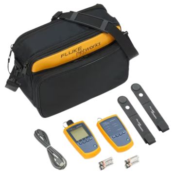 Fluke Networks FTK1200 SimpliFiber Pro multimode fiber verification kit with optical power meter, 850/1300 source, VisiFault, and carrying case Product View