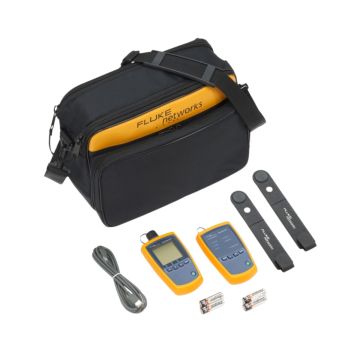 Fluke Networks FTK2000 SimpliFiber Pro singlemode fiber verification kit with optical power meter and laser source Product View