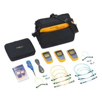 Fluke Networks MFTK MM850 SM1550 MultiFiber Pro Optical Power Meter Kit