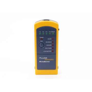 Fluke Networks MicroMapper MT-8200-49A LAN wiremap tester main unit only with LED indicators
